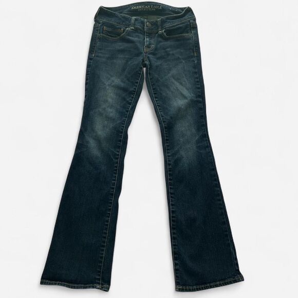 American Eagle Low Rise Kick Boot Jeans Size 4 | Y2K  “Tell Me Lies” Style - Picture 2 of 7
